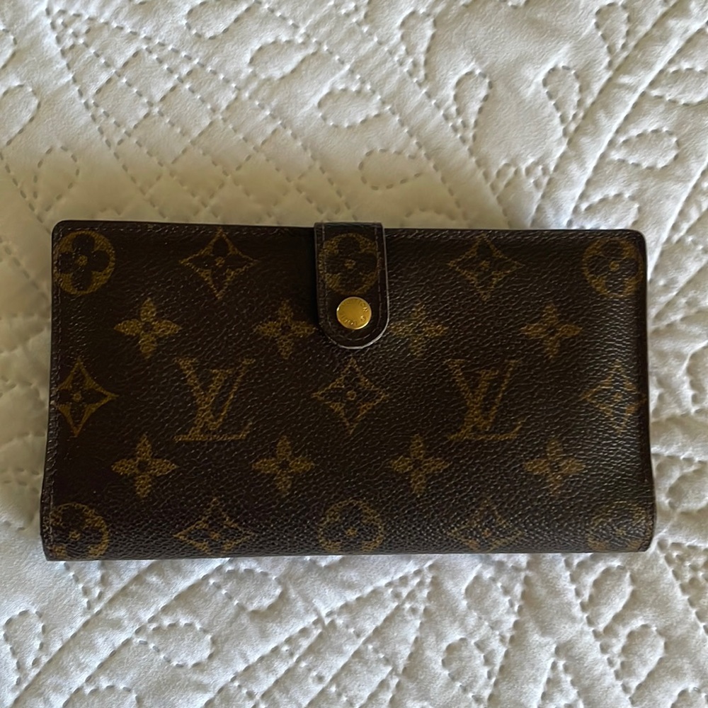 Louis Vuitton Vintage Kiss lock Wallet SD0040 AUTHENTIC